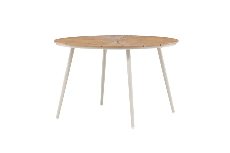 San Vito Matbord Utomhus 120 cm - Beige - Utemöbler - Trädgårdsbord & Utebord - Matbord ute