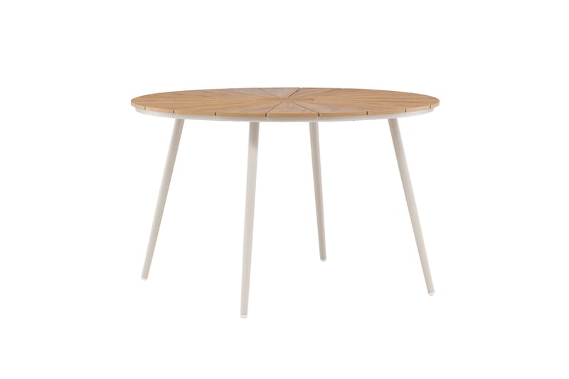 San Vito Matbord Utomhus 120 cm - Beige - Utemöbler - Trädgårdsbord & Utebord - Matbord ute