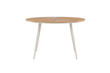 San Vito Matbord Utomhus 120 cm - Beige - Utemöbler - Trädgårdsbord & Utebord - Matbord ute