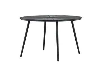 San Vito Matbord Utomhus 120 cm - Svart - Utemöbler - Trädgårdsbord & Utebord - Matbord ute