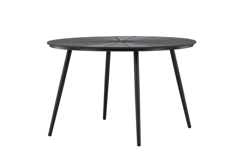 San Vito Matbord Utomhus 120 cm - Svart - Utemöbler - Trädgårdsbord & Utebord - Matbord ute