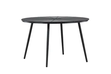 San Vito Matbord Utomhus 120 cm - Svart - Utemöbler - Trädgårdsbord & Utebord - Matbord ute