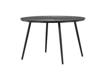 San Vito Matbord Utomhus 120 cm - Svart - Utemöbler - Trädgårdsbord & Utebord - Matbord ute