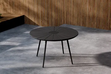 San Vito Matbord Utomhus 120 cm - Svart - Utemöbler - Trädgårdsbord & Utebord - Matbord ute