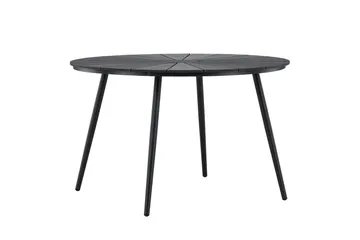 San Vito Matbord Utomhus 120 cm - Svart - Utemöbler - Trädgårdsbord & Utebord - Matbord ute