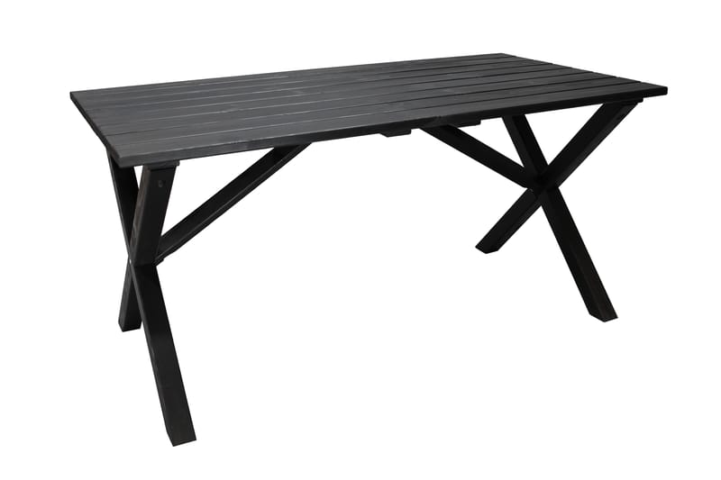 SCOTTSDALE Matbord 150 cm Kaffesvart - Matbord ute