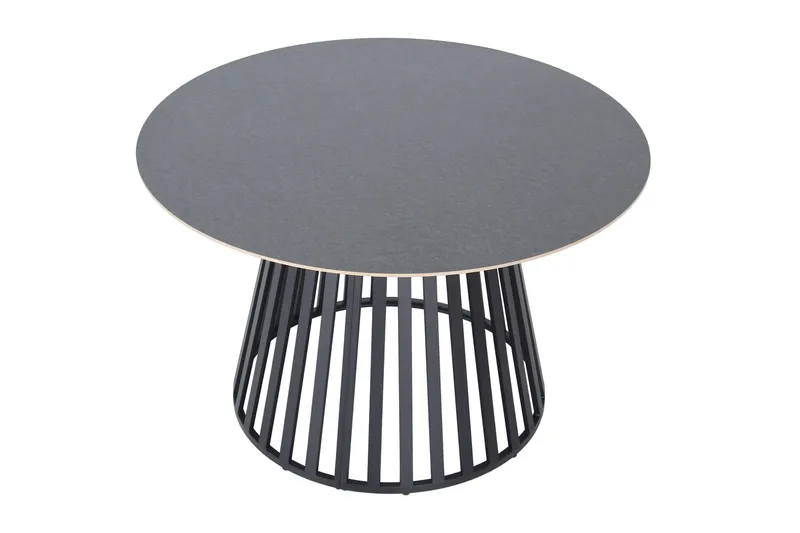Sensi Runt Matbord utomhus 120 cm i metall - Svart - Utemöbler - Trädgårdsbord & Utebord - Matbord ute