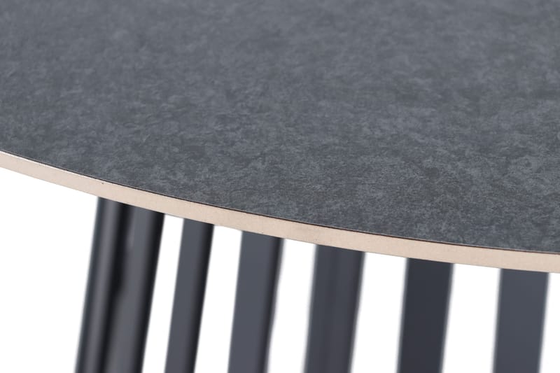 Sensi Runt Matbord utomhus 120 cm i metall - Svart - Utemöbler - Trädgårdsbord & Utebord - Matbord ute