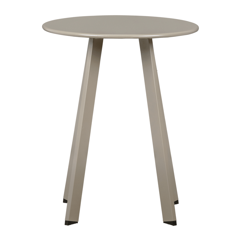 Sidobord Fer 49 cm Rund Utomhus - Sand - Utemöbler - Trädgårdsbord & Utebord - Sidobord utomhus