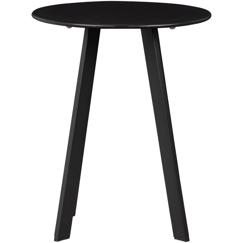 Sidobord Fer 49 cm Rund Utomhus - Svart - Utemöbler - Trädgårdsbord & Utebord - Sidobord utomhus