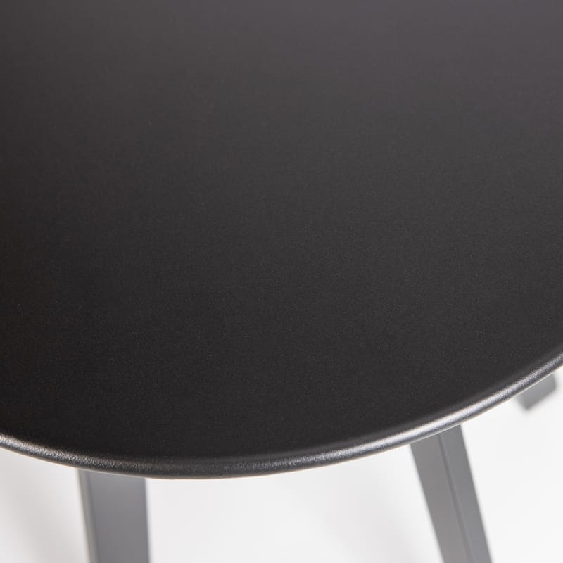 Sidobord Fer 49 cm Rund Utomhus - Svart - Utemöbler - Trädgårdsbord & Utebord - Sidobord utomhus