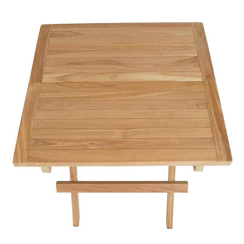 Sidobord för utomhusbruk Tropea fällbart sidobord 50 cm - trä - Utemöbler - Trädgårdsbord & Utebord - Sidobord utomhus
