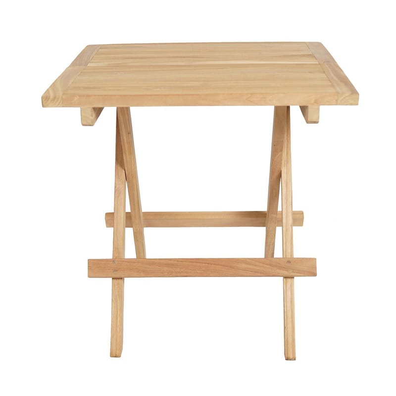 Sidobord för utomhusbruk Tropea fällbart sidobord 50 cm - trä - Utemöbler - Trädgårdsbord & Utebord - Sidobord utomhus