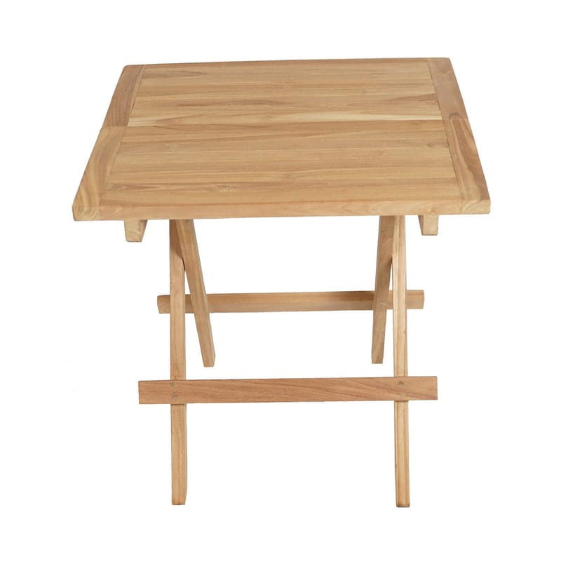 Sidobord för utomhusbruk Tropea fällbart sidobord 50 cm - trä - Utemöbler - Trädgårdsbord & Utebord - Sidobord utomhus