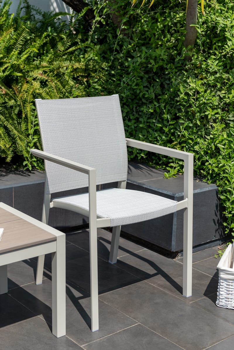 Sidobord för utomhusbruk Urbanite 50*50 cm - Ljusgrå - Utemöbler - Trädgårdsbord & Utebord - Sidobord utomhus