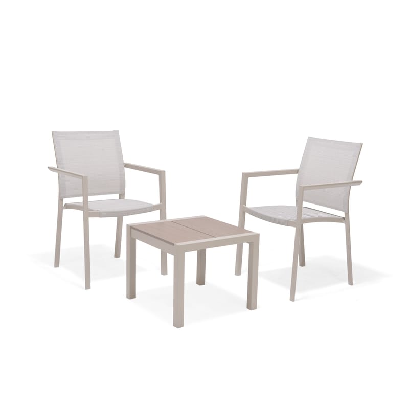 Sidobord för utomhusbruk Urbanite 50*50 cm - Ljusgrå - Utemöbler - Trädgårdsbord & Utebord - Sidobord utomhus