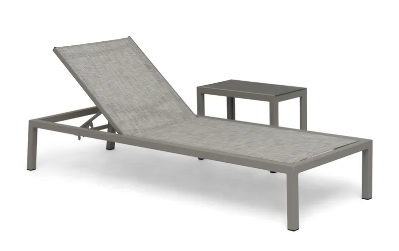 Sidobord Hillerstorp Hånger 60x35x47 cm - Sand - Utemöbler - Trädgårdsbord & Utebord - Sidobord utomhus