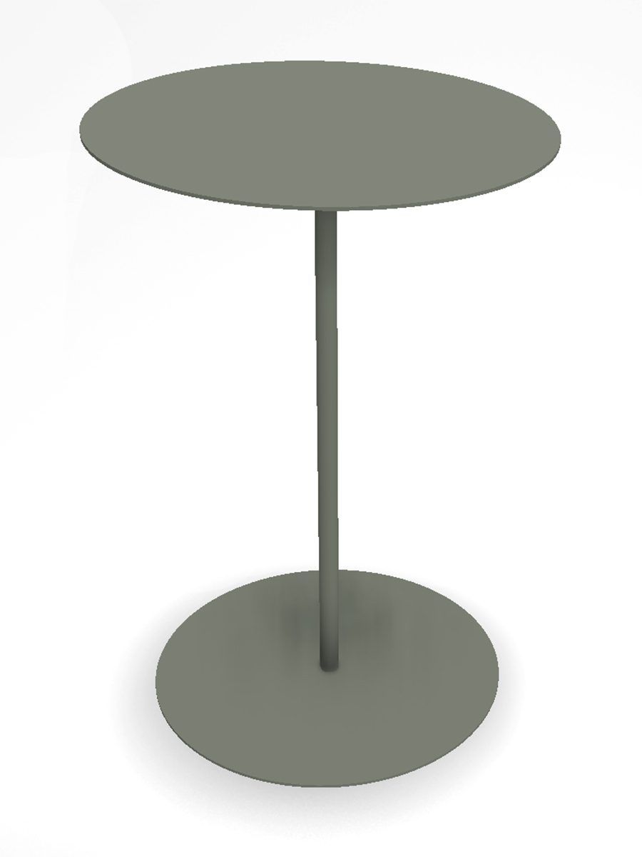 Sidobord Hillerstorp Jet set &Oslash;45x67 cm - Gr&aring;gr&ouml;n