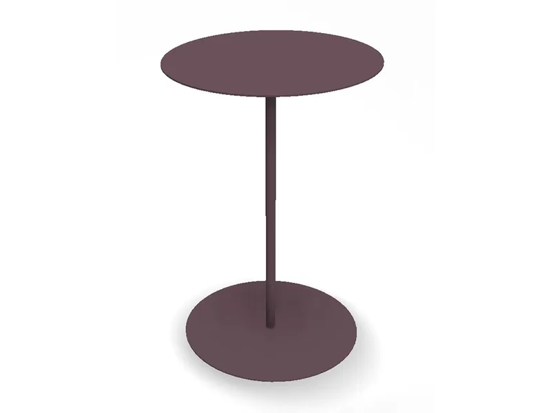 Sidobord Hillerstorp Jet set Ø45x67 cm, Lila