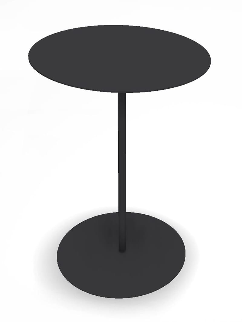 Sidobord Hillerstorp Jet set Ø45x67 cm, Svart