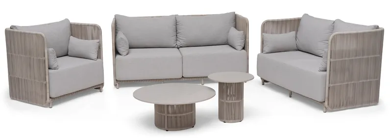 Sidobord Hillerstorp Kattvik Ø80 - Grå - Utemöbler - Trädgårdsbord & Utebord - Sidobord utomhus