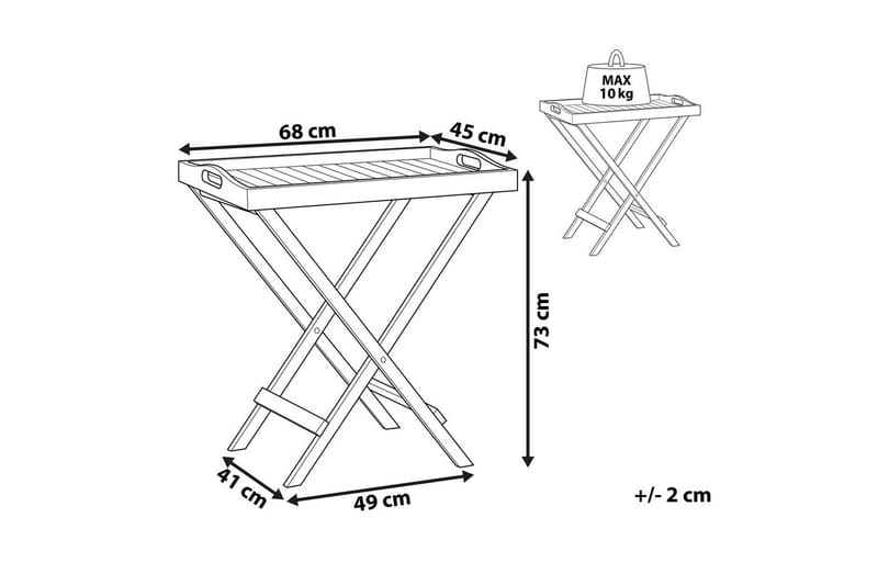 Sidobord Java - Utemöbler - Trädgårdsbord & Utebord - Sidobord utomhus