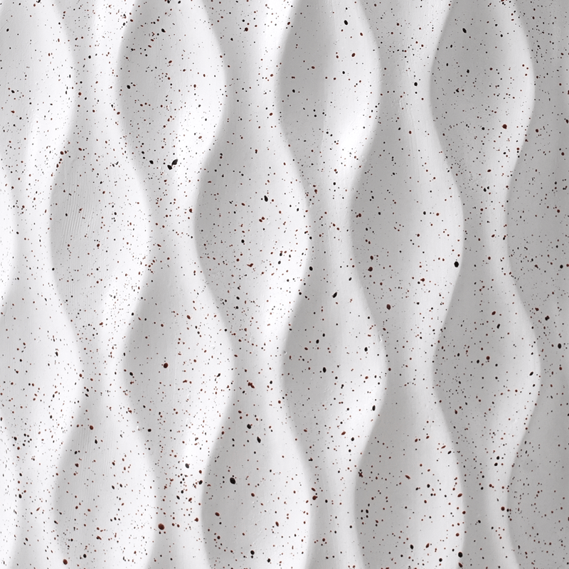 Sidobord utomhus Antelao 37 cm Terrazzoeffekt - Vit - Utemöbler - Trädgårdsbord & Utebord - Sidobord utomhus