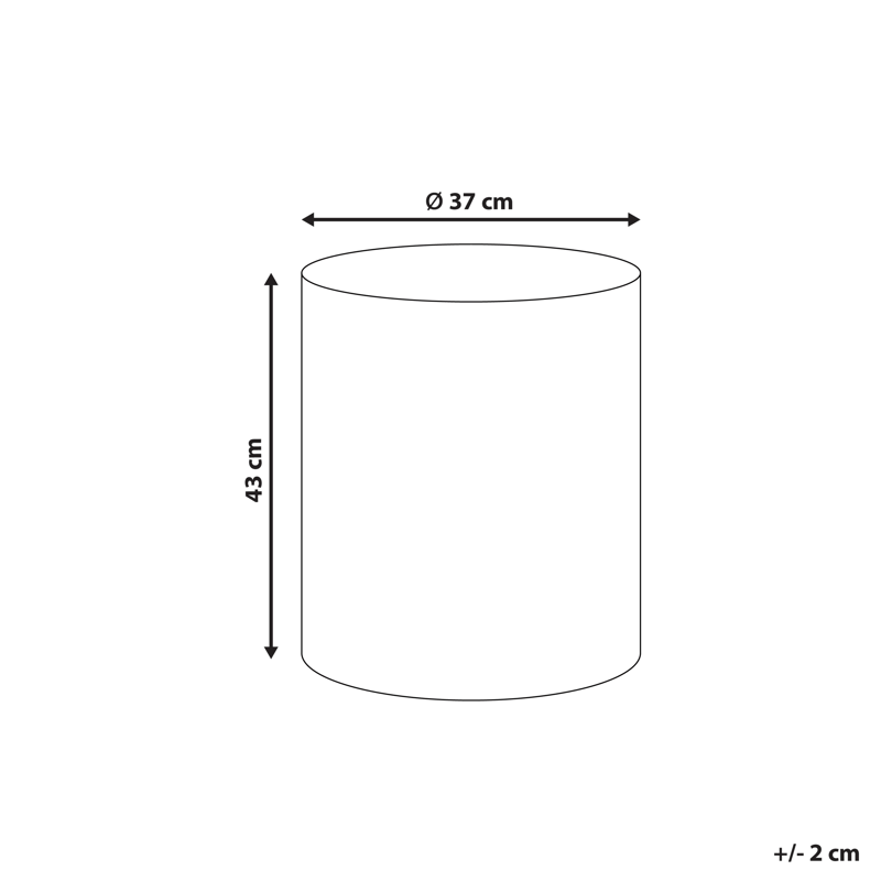 Sidobord utomhus Antelao 37 cm Terrazzoeffekt - Vit - Utemöbler - Trädgårdsbord & Utebord - Sidobord utomhus