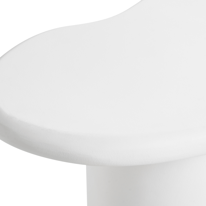 Sidobord utomhus Arsoli 43x58 cm - Vit - Utemöbler - Trädgårdsbord & Utebord - Sidobord utomhus