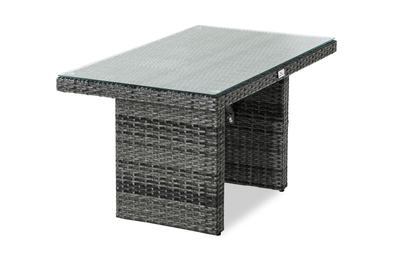 BAHAMAS Högt Soffbord 100x60 Grå - Utemöbler - Trädgårdsbord & Utebord - Sidobord utomhus