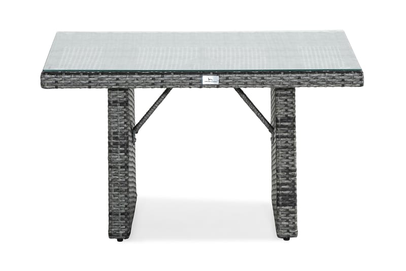 BAHAMAS Högt Soffbord 100x60 Grå - Utemöbler - Trädgårdsbord & Utebord - Sidobord utomhus