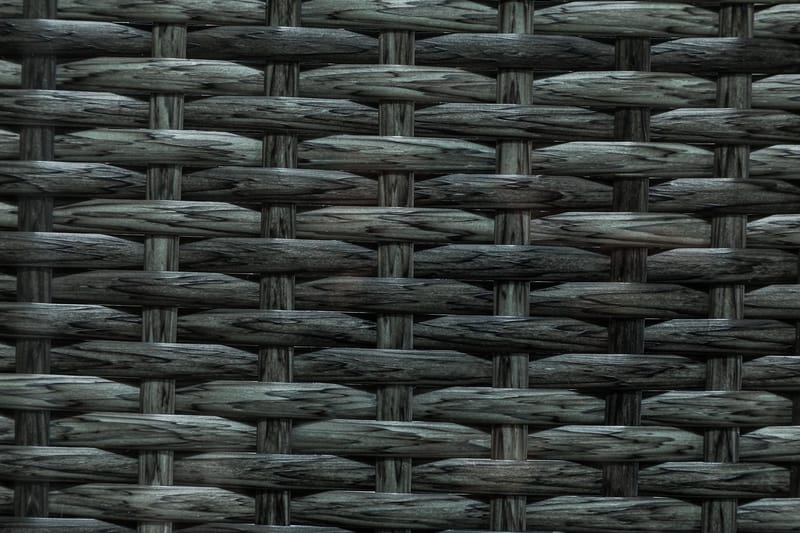 Bahamas Loungebord och Soffbord Utomhus 100 cm Konstrotting Glas - Grå - Utemöbler - Trädgårdsbord & Utebord - Sidobord utomhus