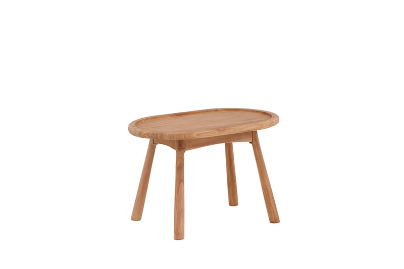 Bohol Sidobord Utomhus 60 cm - Brun - Utemöbler - Trädgårdsbord & Utebord - Sidobord utomhus
