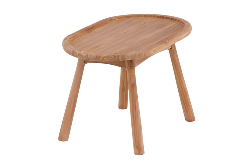 Bohol Sidobord Utomhus 60 cm - Brun - Utemöbler - Trädgårdsbord & Utebord - Sidobord utomhus
