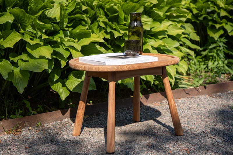 Bohol Sidobord Utomhus 60 cm - Brun - Utemöbler - Trädgårdsbord & Utebord - Sidobord utomhus