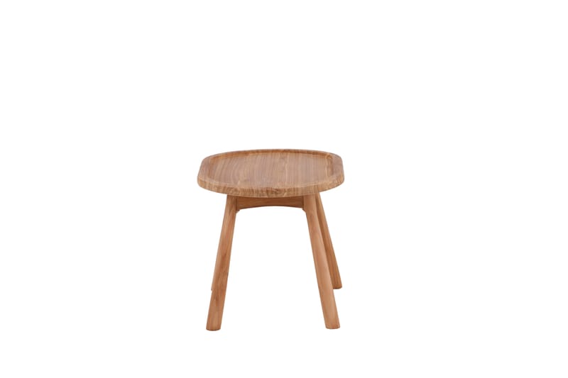 Bohol Sidobord Utomhus 60 cm - Brun - Utemöbler - Trädgårdsbord & Utebord - Sidobord utomhus