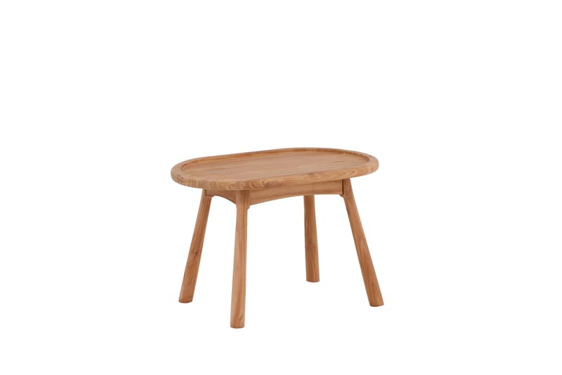 Bohol Sidobord Utomhus 60 cm - Brun - Utemöbler - Trädgårdsbord & Utebord - Sidobord utomhus