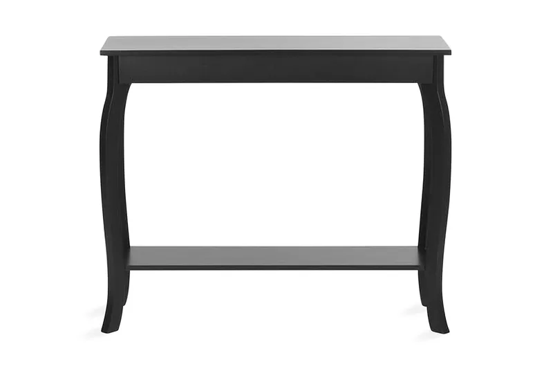 Boldman Avlastningsbord Utomhus och Sidobord Utomhus 100 cm Trä, Svart