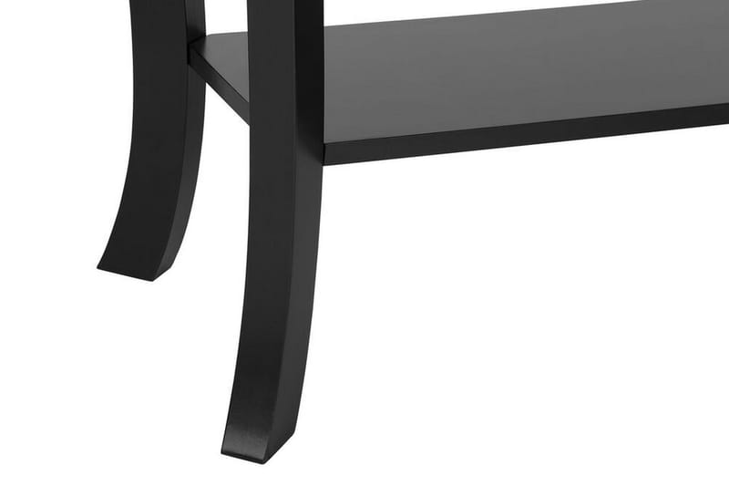 Boldman Avlastningsbord Utomhus och Sidobord Utomhus 100 cm Trä - Svart - Utemöbler - Trädgårdsbord & Utebord - Sidobord utomhus