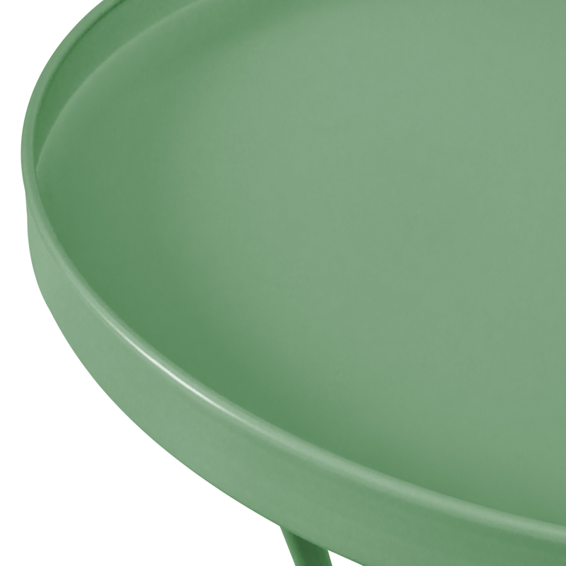 Sidobord utomhus Cavinia 40 cm Järn - Grön - Utemöbler - Trädgårdsbord & Utebord - Sidobord utomhus