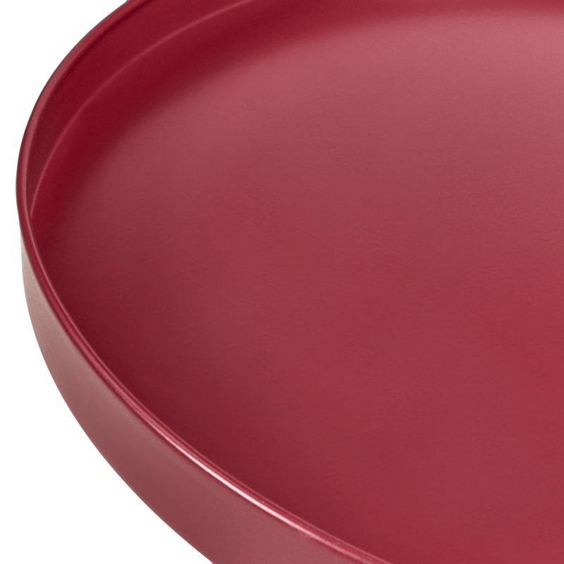 Sidobord utomhus Cavinia 40 cm Järn - Vinröd - Utemöbler - Trädgårdsbord & Utebord - Sidobord utomhus