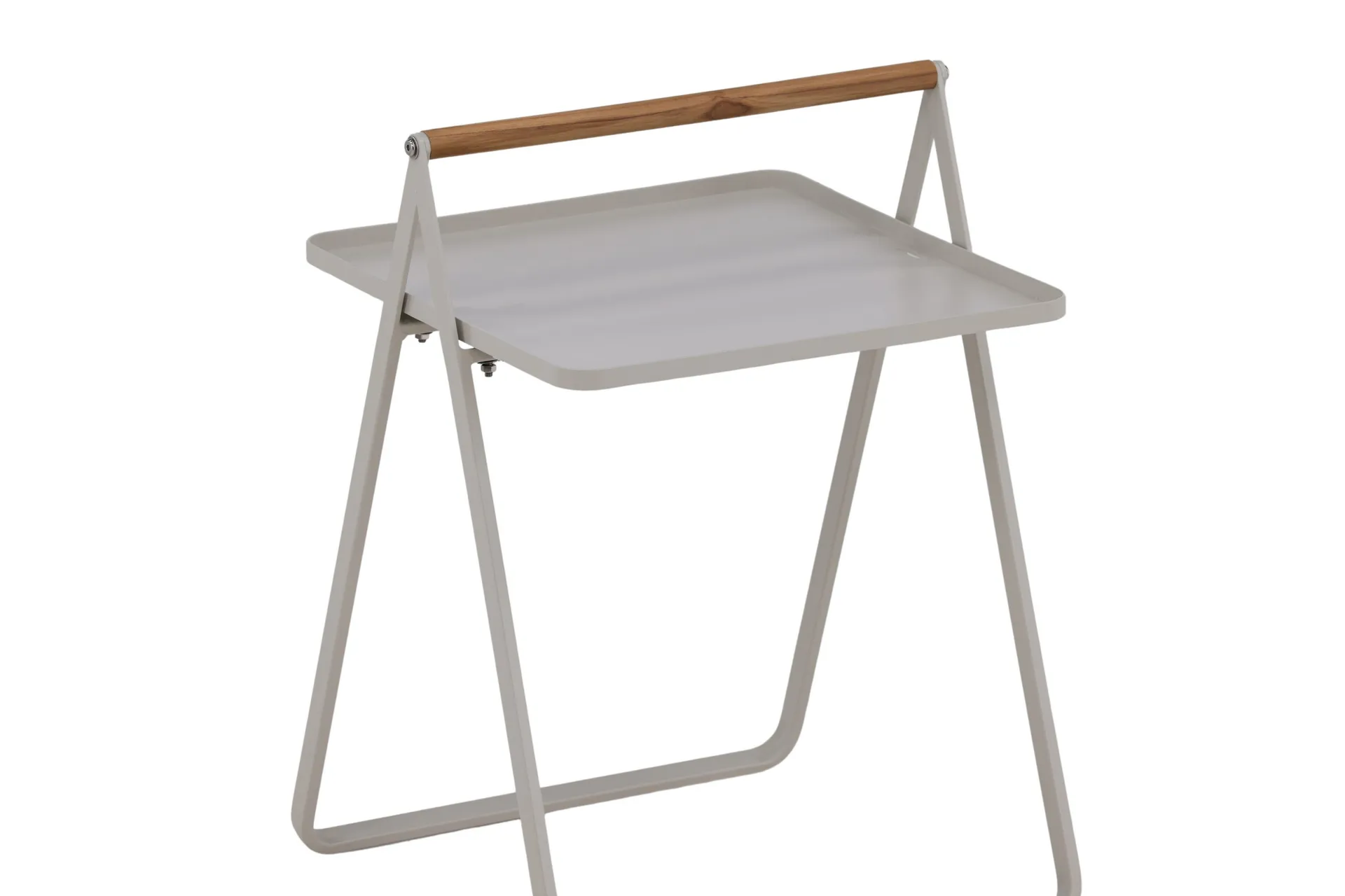 clarin hopfällbart sidobord och avlastningsbord utomhus 45 cm - beige