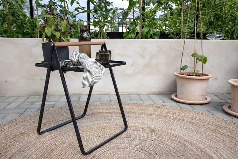 Clarin Sidobord och Avlastningsbord Utomhus 45 cm - Svart - Utemöbler - Trädgårdsbord & Utebord - Sidobord utomhus