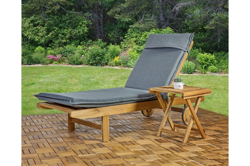 Finlay Litet Hopfällbart Avlastningsbord Utomhus och Sidobord Utomhus 40 cm Trä Akacia - Beige - Utemöbler - Trädgårdsbord & Utebord - Sidobord utomhus