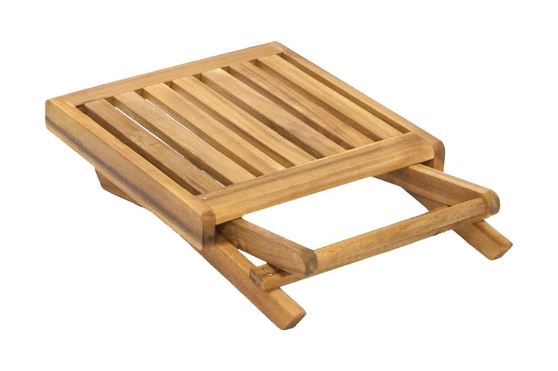 Finlay Litet Hopfällbart Avlastningsbord Utomhus och Sidobord Utomhus 40 cm Trä Akacia - Beige - Utemöbler - Trädgårdsbord & Utebord - Sidobord utomhus