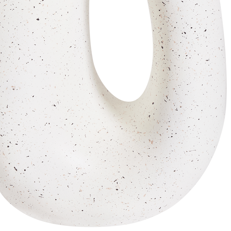 Sidobord utomhus Idro 42 cm Terrazzoeffekt - Vit - Utemöbler - Trädgårdsbord & Utebord - Sidobord utomhus