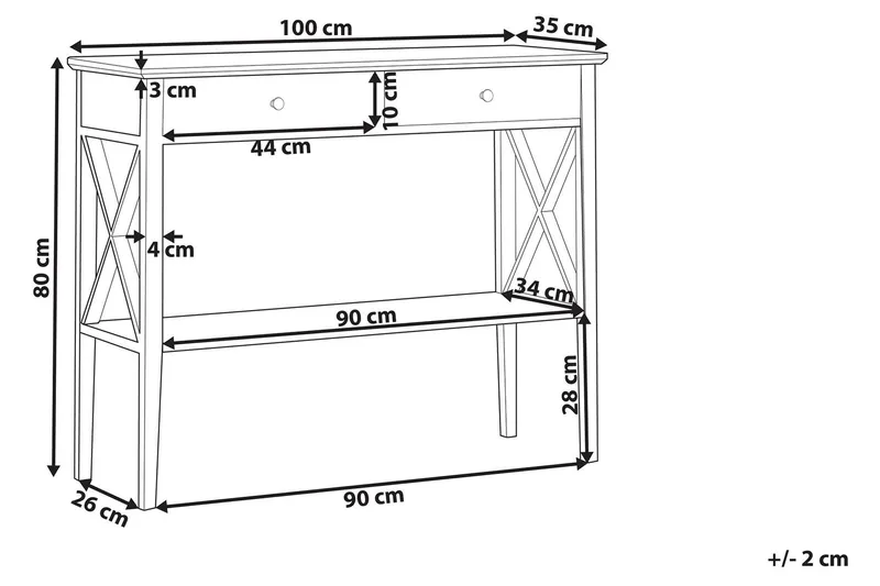 Jahlayah Avlastningsbord Utomhus - Svart - Utemöbler - Trädgårdsbord & Utebord - Sidobord utomhus