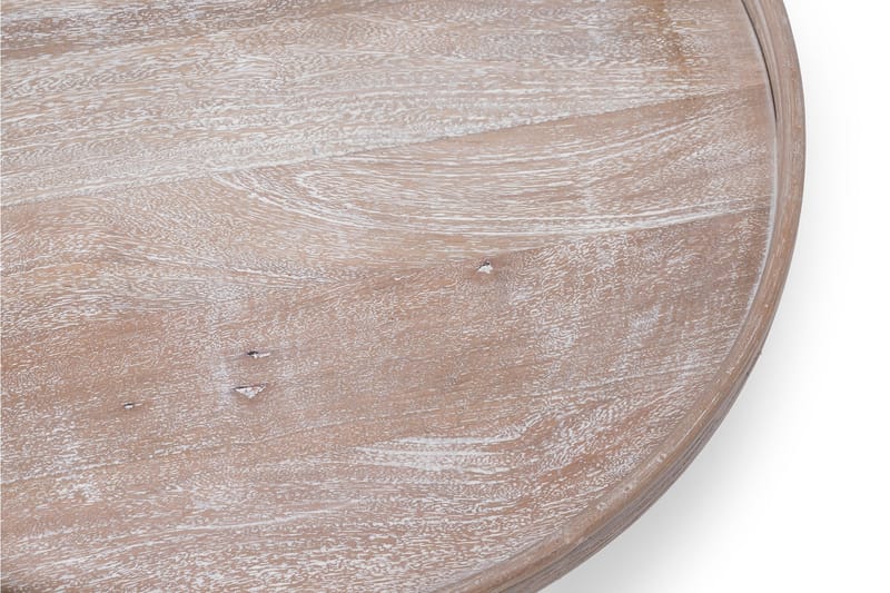 Leicester Runt Sidobord och Avlastningsbord Utomhus 60 cm - Beige/Grå - Utemöbler - Trädgårdsbord & Utebord - Sidobord utomhus