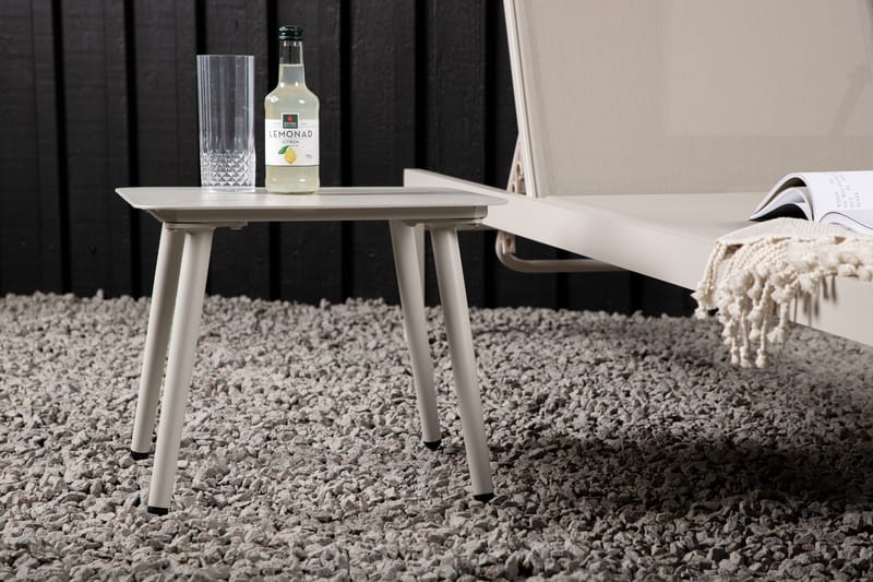 Lina Sidobord Utomhus 40 cm - Beige - Utemöbler - Trädgårdsbord & Utebord - Sidobord utomhus