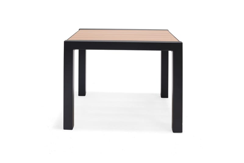 Panama Sidobord och Avlastningsbord Utomhus 50 cm Aluminium - Svart/Brun - Utemöbler - Trädgårdsbord & Utebord - Sidobord utomhus